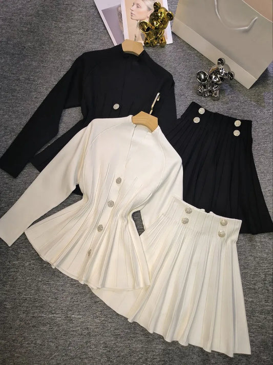 bandeau blazer with skirt A9372